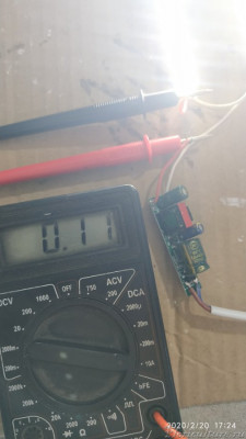 Замерил рабочий ток, 110 мА
