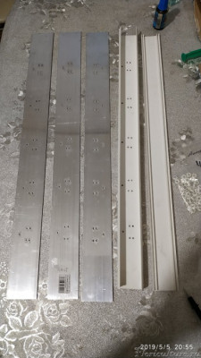 В качестве радиатора использую листовой алюминиевый профиль.